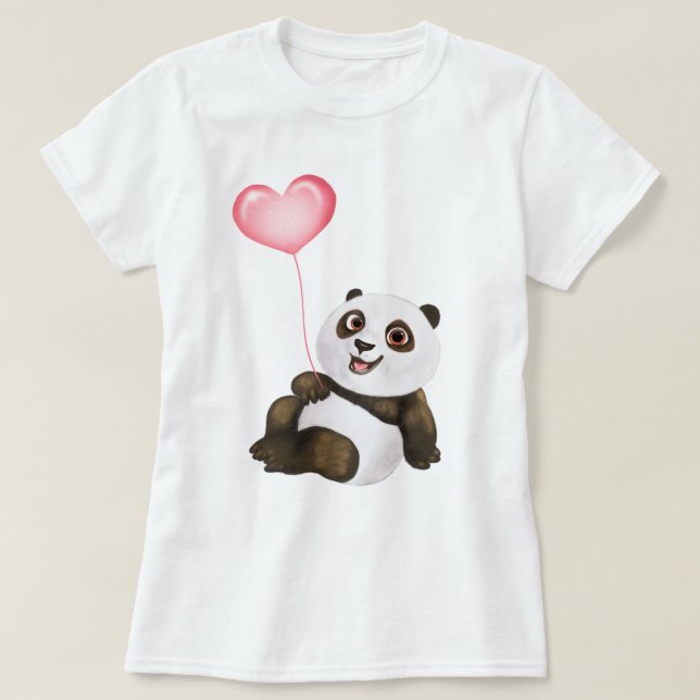 Panda Love T-Shirt (Design Front)