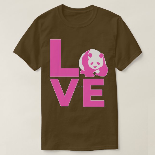 Panda Lover 8 T-Shirt (Design Front)