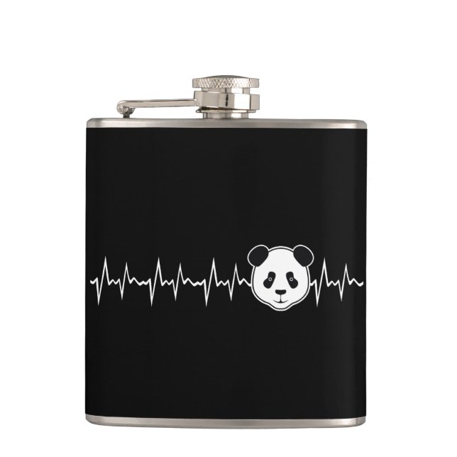 Panda Lover Hip Flask (Front)