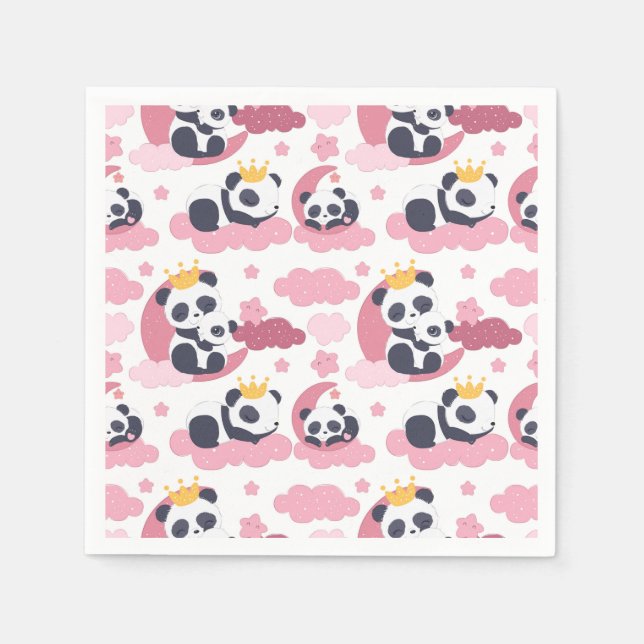 Panda Lover | I Am Nicknamed As Panda Napkin (Front)