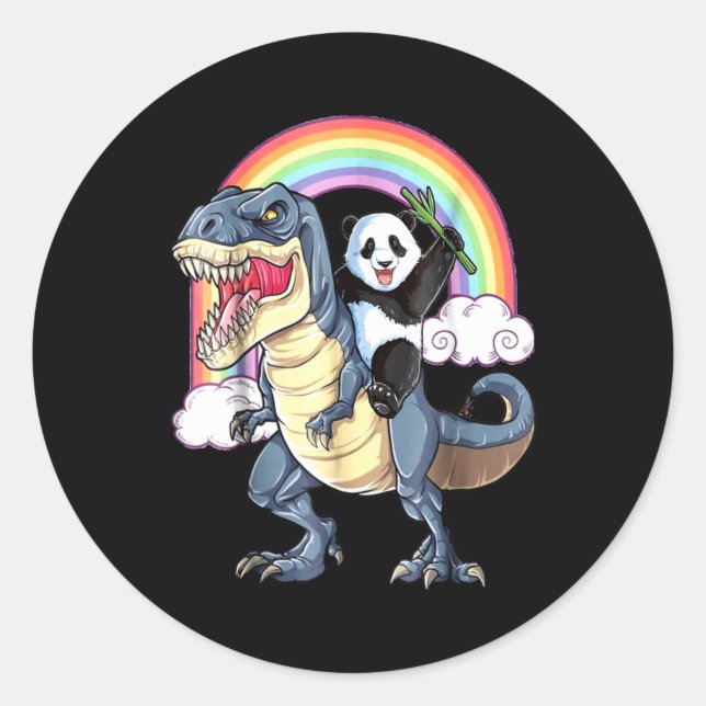 Panda Lover | Keep Calm And Love Panda Classic Round Sticker (Front)