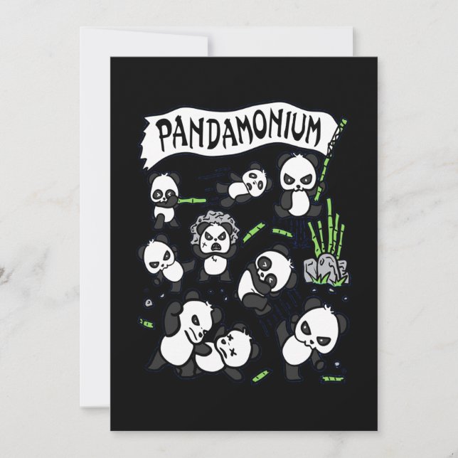 Panda Lover | Keep Calm And Love Panda Invitation (Front)