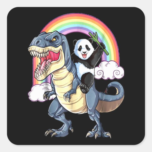 Panda Lover | Keep Calm And Love Panda Square Sticker (Front)