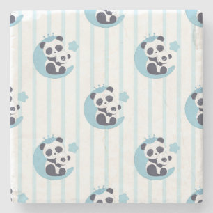 Panda Lover Life Is Better With A Panda Stone Coaster