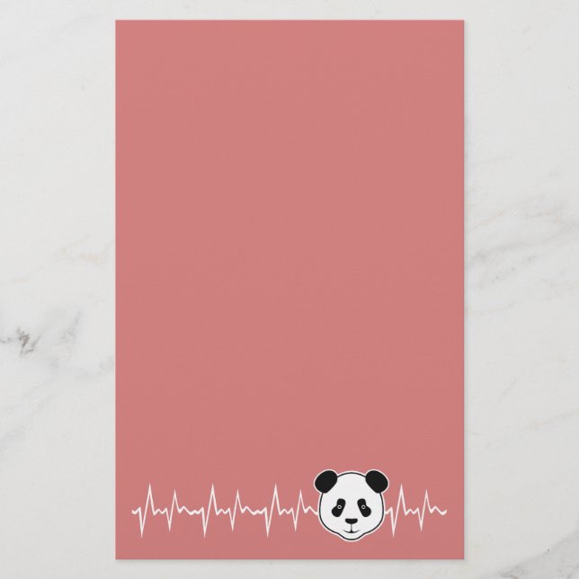 Panda Lover Stationery (Front)