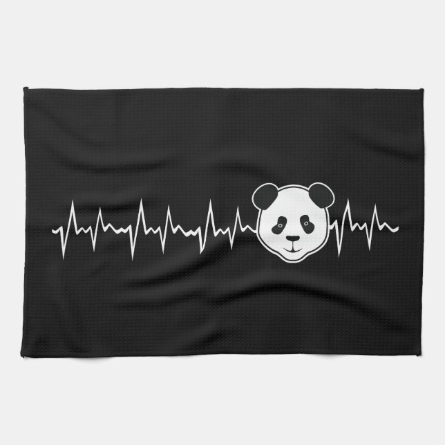 Panda Lover Tea Towel (Horizontal)