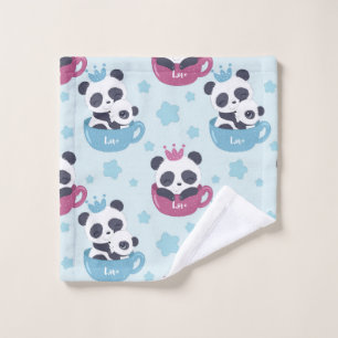 Panda Lover The Panda Is A Nasty Animal Wash Cloth