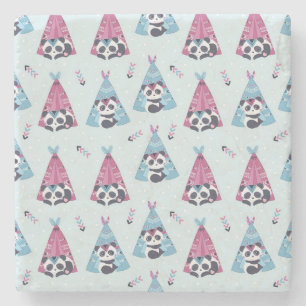 Panda Lover To Be Like Panda Stone Coaster