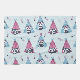 Panda Lover To Be Like Panda Tea Towel