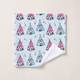 Panda Lover   To Be Like Panda Wash Cloth