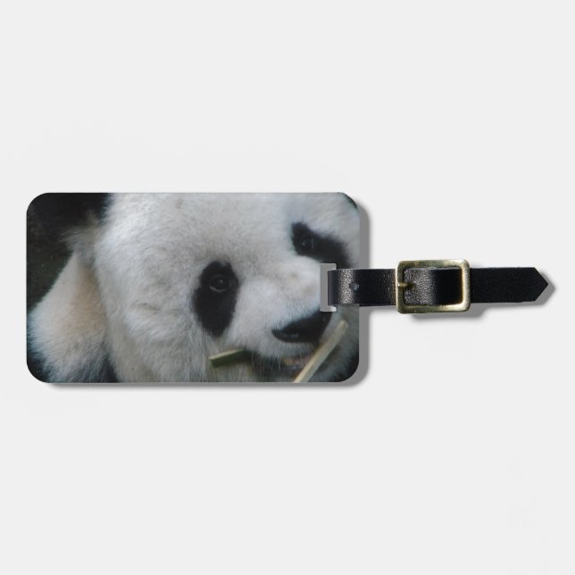 Panda Luggage Tag (Front Horizontal)