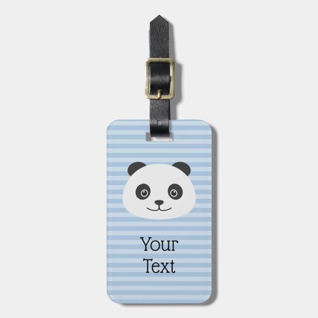Panda Luggage Tag (Front Vertical)