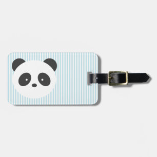 Panda luggage tag