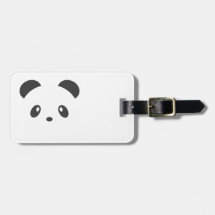 Panda luggage tag