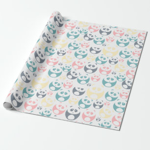 Panda Magic: Adorable Wrapping Paper Design