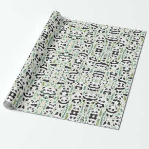 Panda Magic: Adorable Wrapping Paper Design