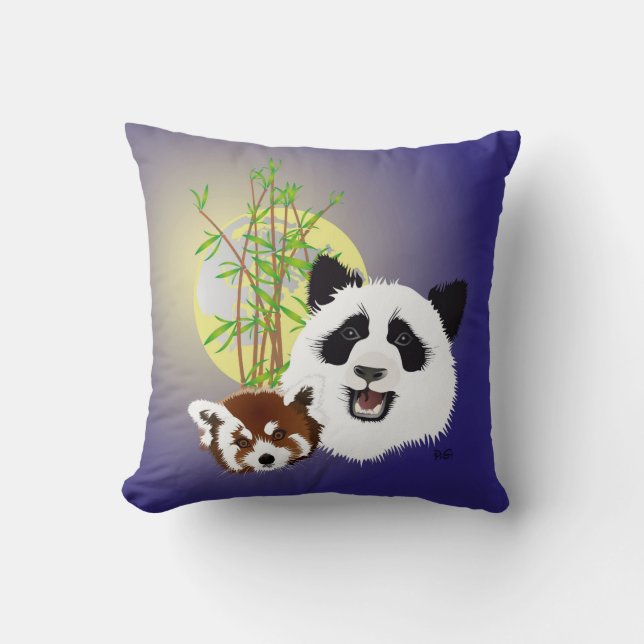 Panda Meeting Kissen Cushion (Front)
