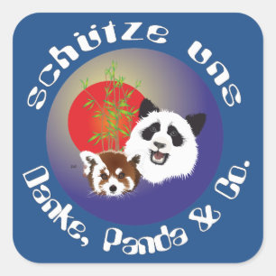 Panda Meeting stickers