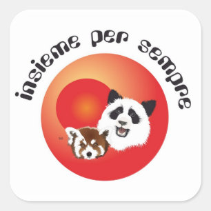 Panda Meeting stickers