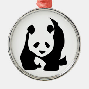 Panda Metal Ornament