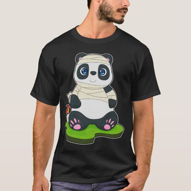 Panda Mommy Candle T-Shirt (Front)
