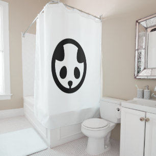 Panda mon shower curtain