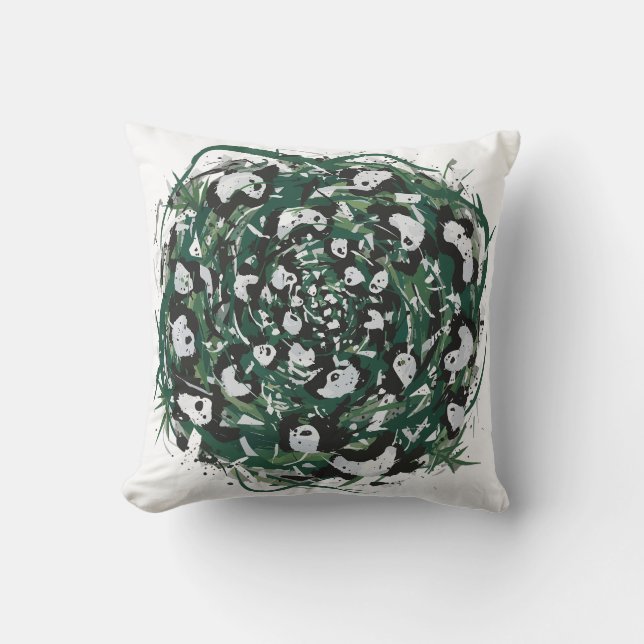 Panda-monium Cushion (Front)