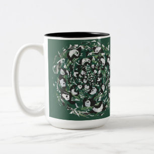 Panda-monium Two-Tone Coffee Mug