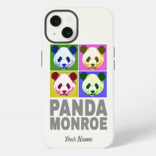 Panda Monroe Bear Pop Art Portrait iPhone 13 Case