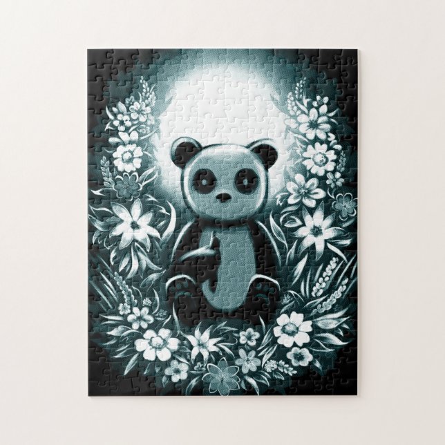 Panda Moon Jigsaw Puzzle (Vertical)