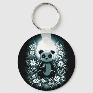 Panda Moon Key Ring