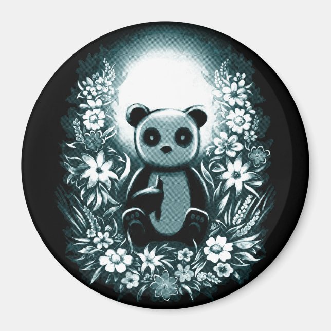 Panda Moon Magnet (Front)