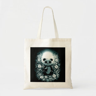 Panda Moon Tote Bag