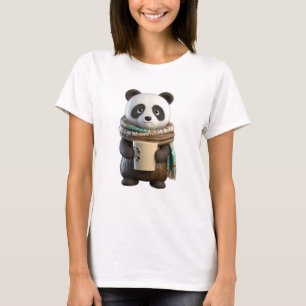 Panda morning coffee T-Shirt