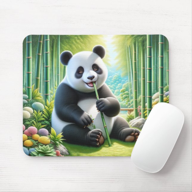 Panda Mouse Pad (With Mouse)