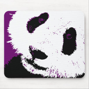 panda. mouse pad