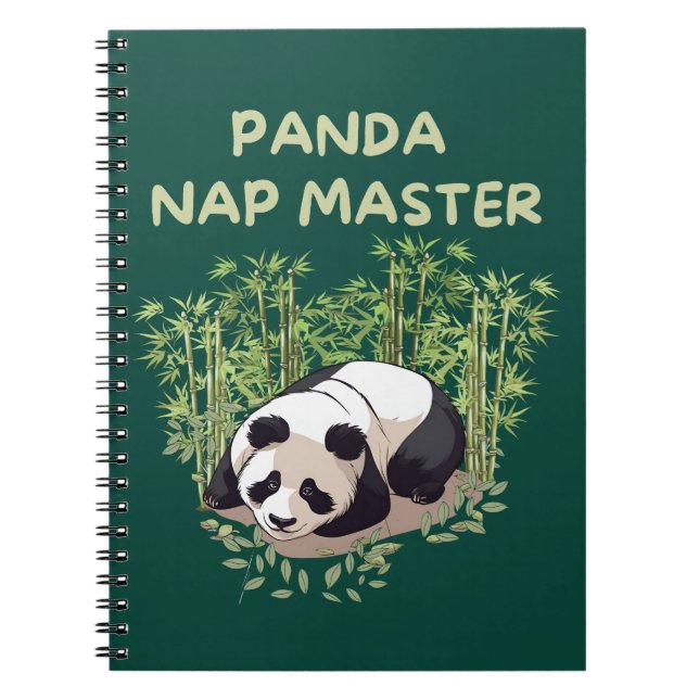 Panda Nap Master Notebook (Front)