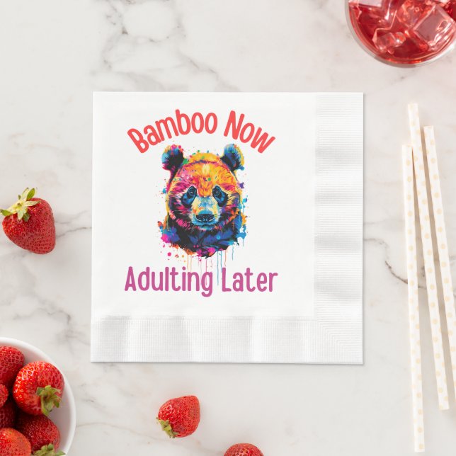Panda  napkin (Insitu)