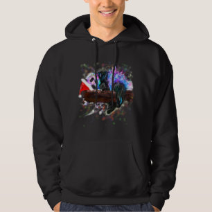 Panda Native American Indian Headdress Feather Tri Hoodie