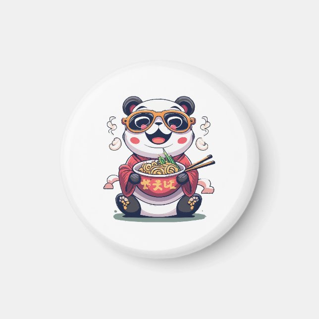 Panda Noodles Magnet (Front)