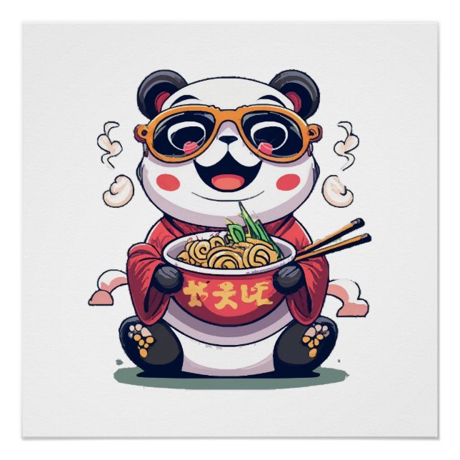 Panda Noodles Poster (Front)