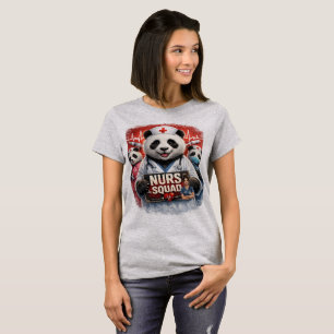 Panda Nurse Squad Graduation Shirt – Cute Nursing