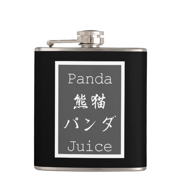 Panda Panda Panda Juice V3 Flask (Front)