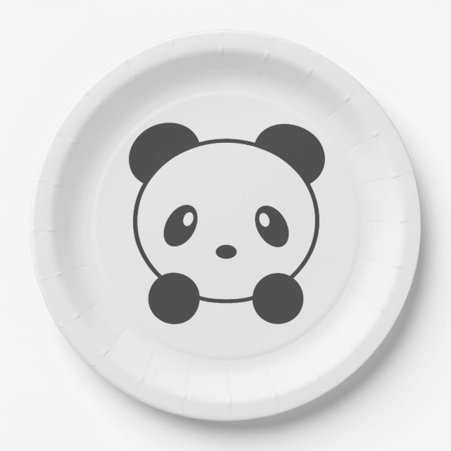 Panda Paper Plate (Front)