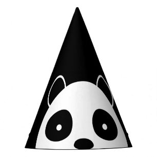 Panda party hats, birthday party decorations hat