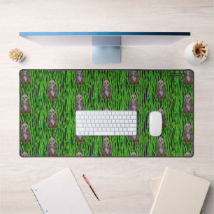 Panda (pattern) - Desk Mat
