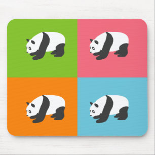 Panda Pattern Mouse Pad