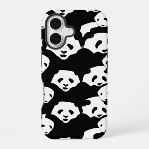 panda patterned iPhone 16 case