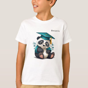 Panda Personalised Kindergarten Graduate T-Shirt