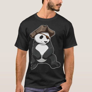 Panda Pirate Pirate hat T-Shirt